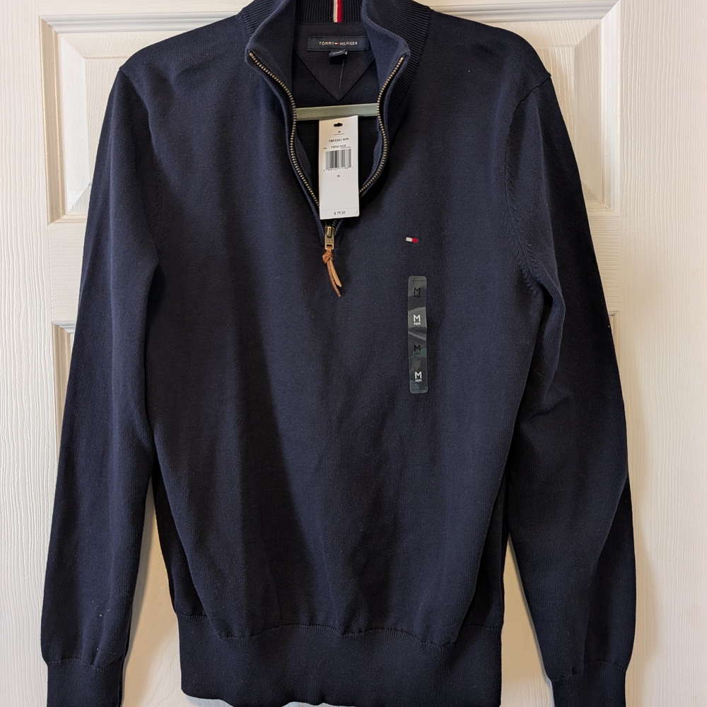 Tommy Hilfiger Men's Navy Sweater